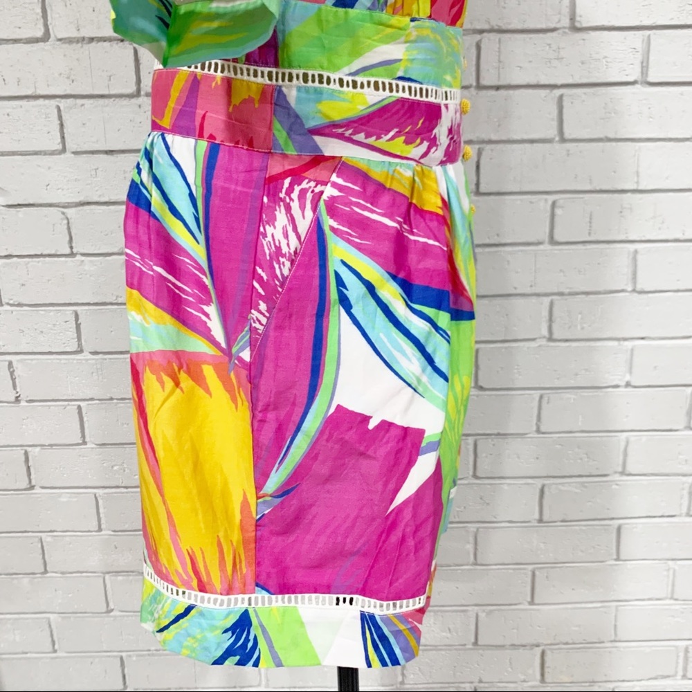 Farm Rio Women’s Rainbow Leaves Cotton Romper - Picture 10 of 13